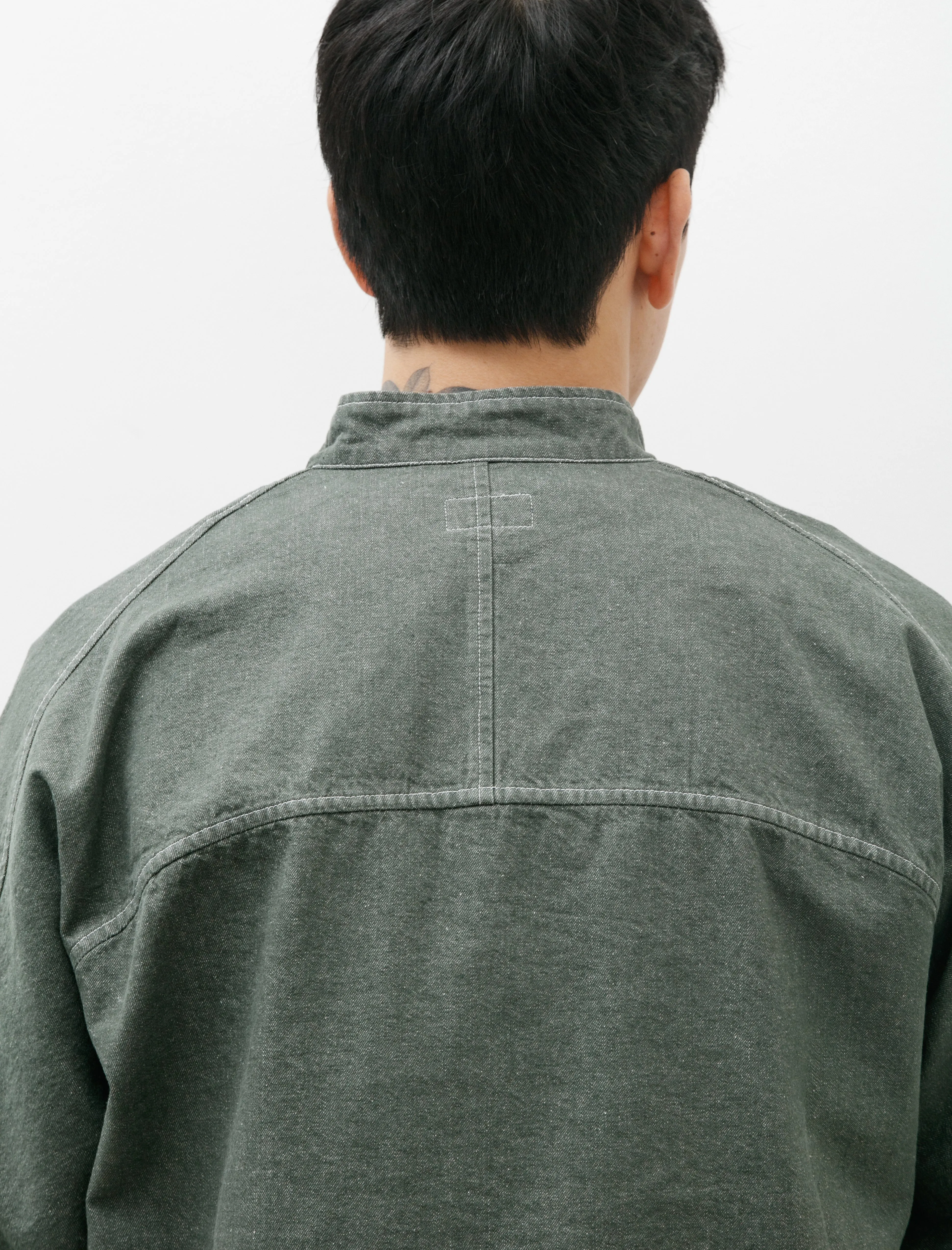 Evo Jacket Stone Washed Denim Green