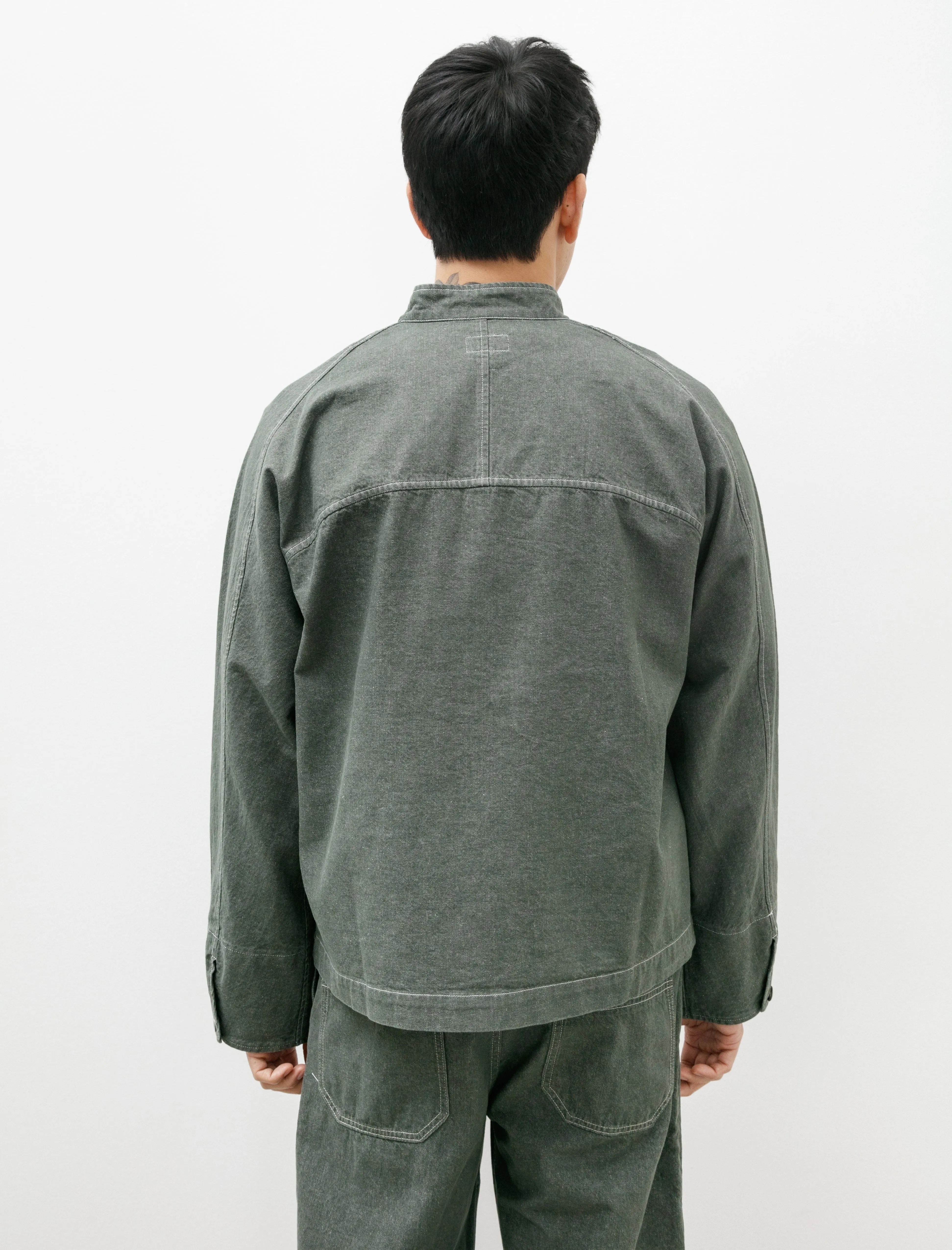 Evo Jacket Stone Washed Denim Green