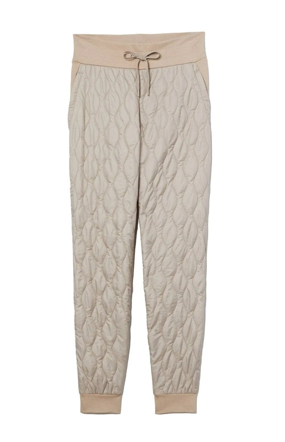 Finley Quilted Jogger Pant | Stone