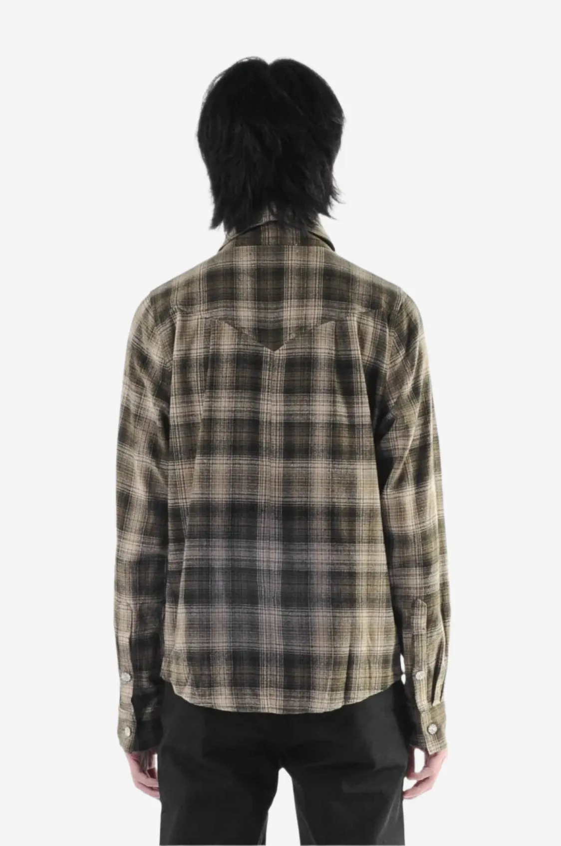 FLORAL FLANNEL L/S SHIRT