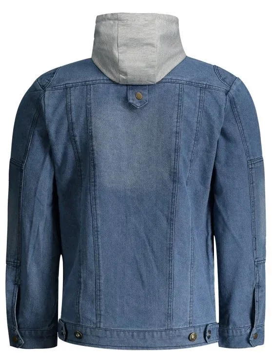 Fun Hooded Denim Jacket