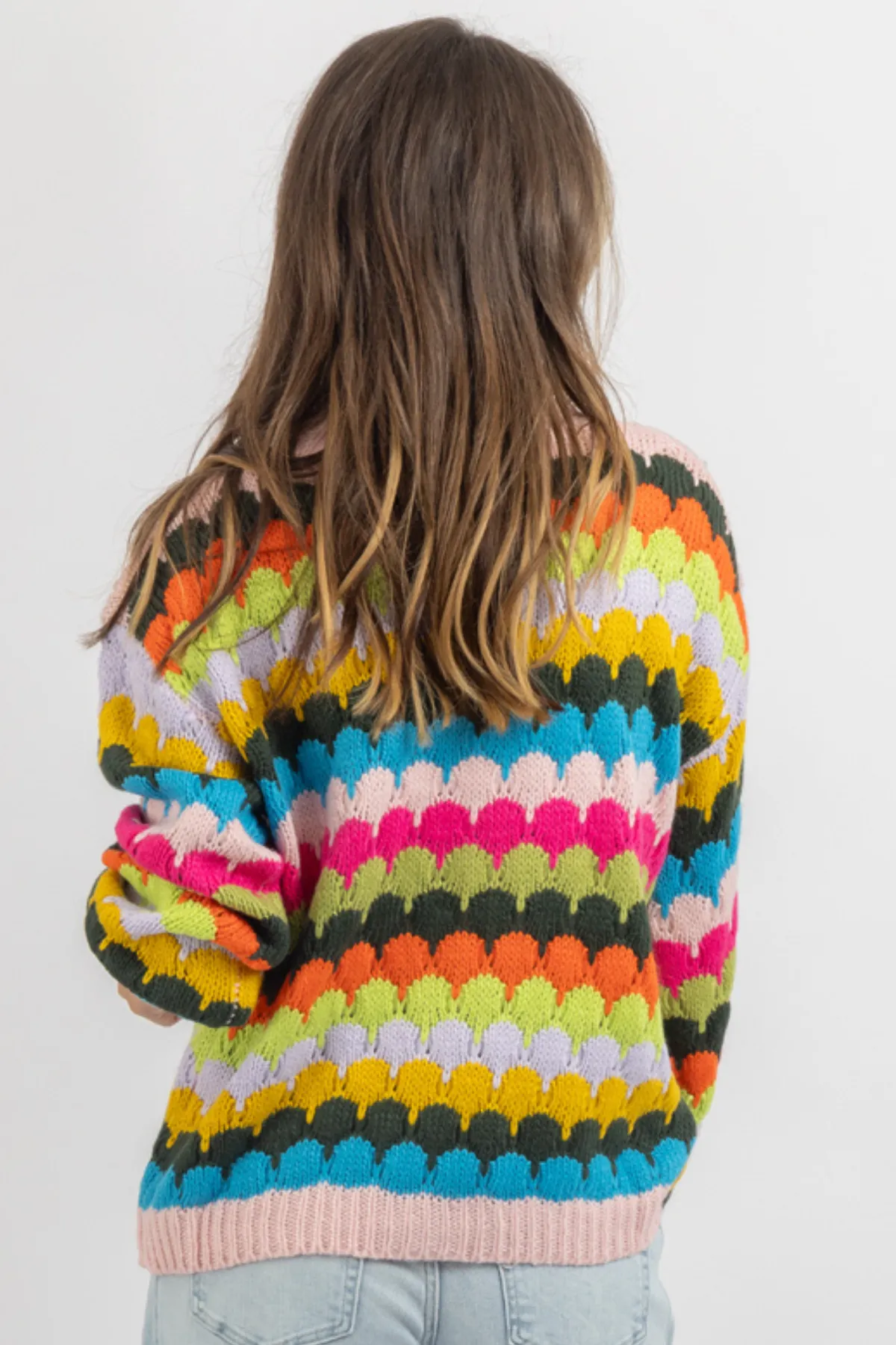 GEORGIE MULTICOLOR KNIT CARDI