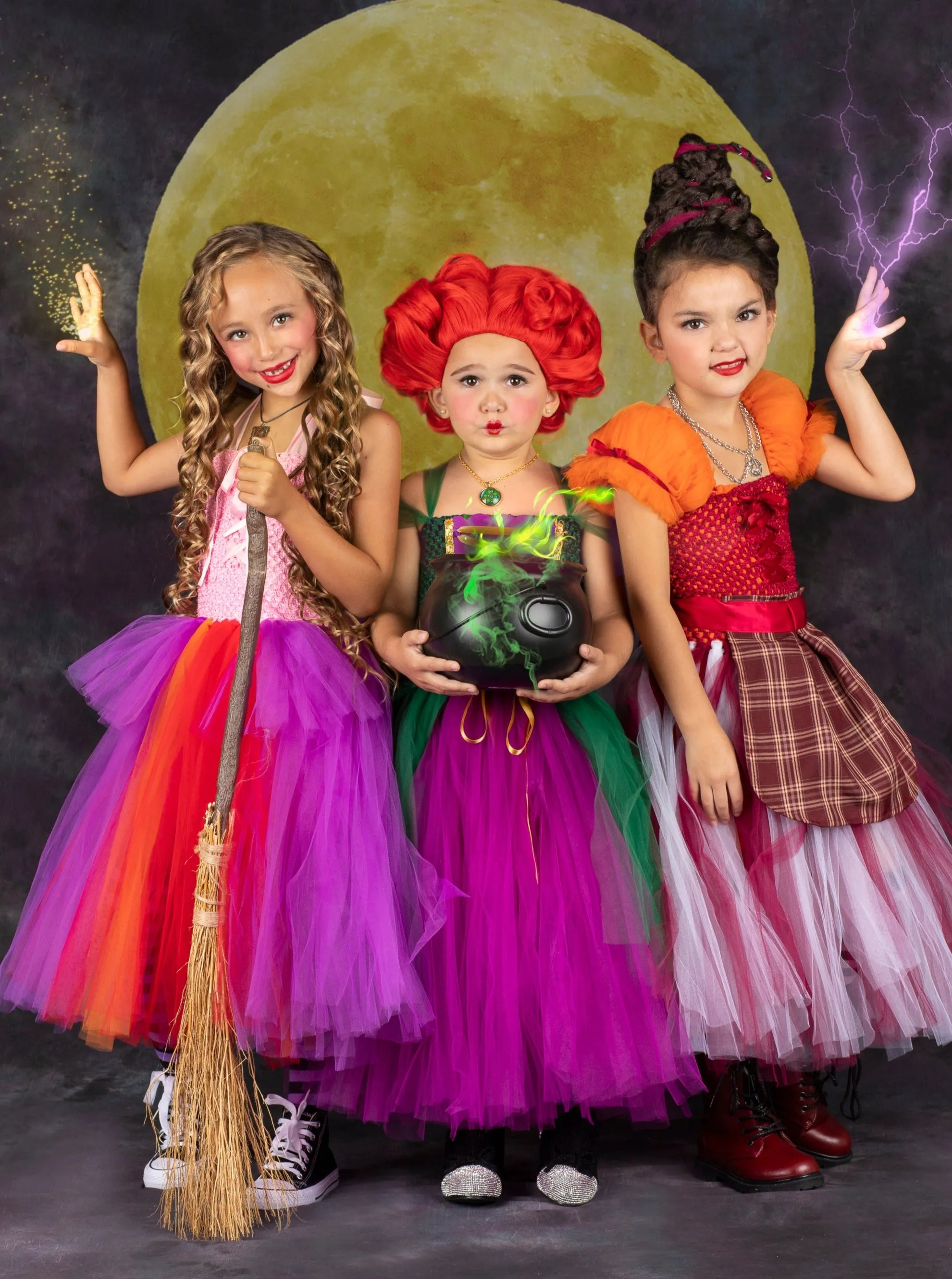 Girls Hocus Pocus Inspired Sarah Sanderson Costume Dress