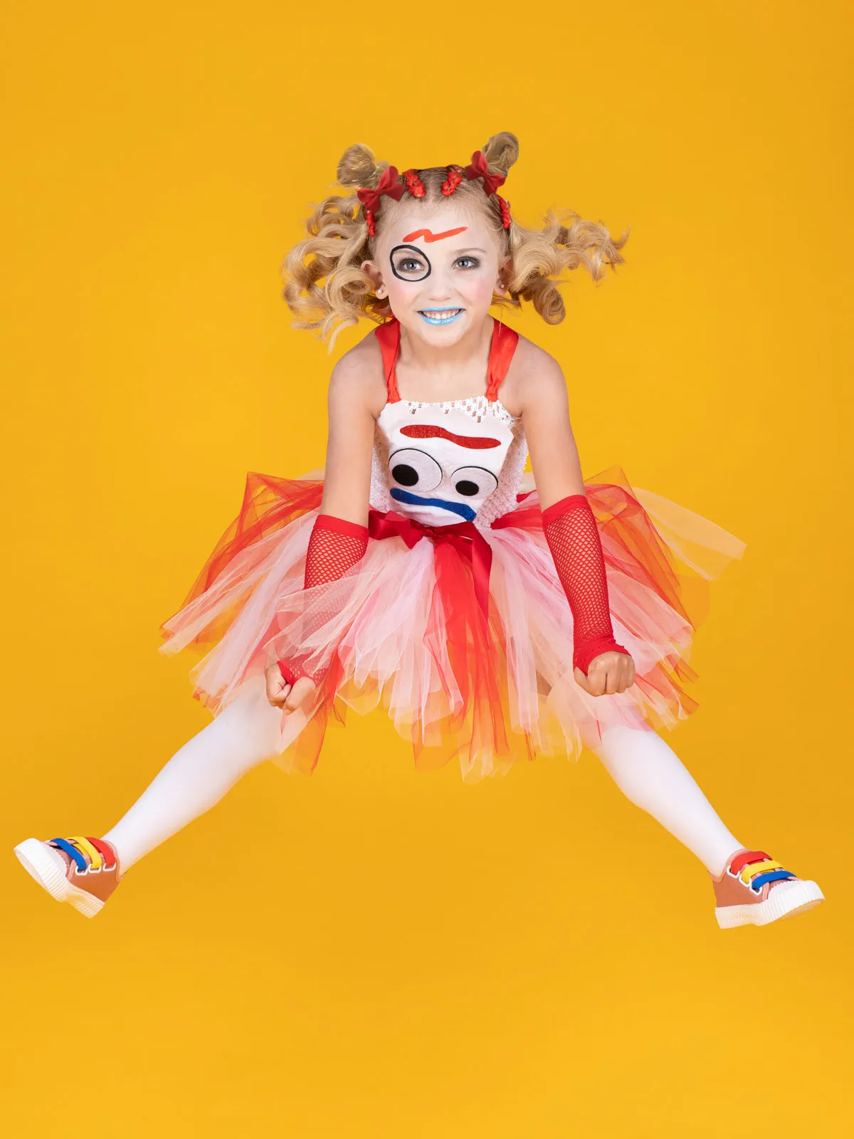 Girls Toy Story Inspired Forky Tutu Costume Dress