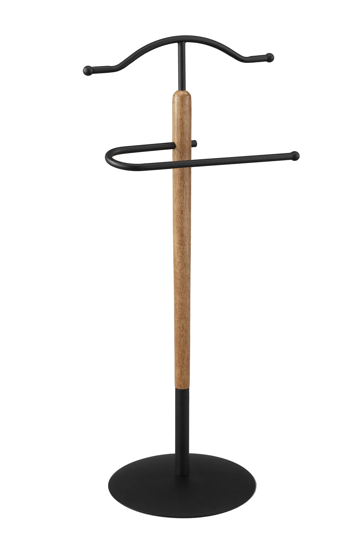 Grayson Suit Butler/Men's Valet Coat Stand-Black/Walnut