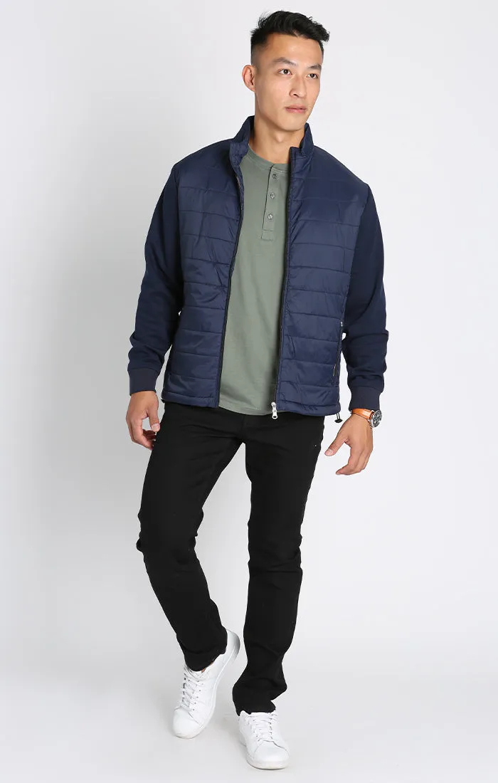 Hagan Mixed Media Jacket