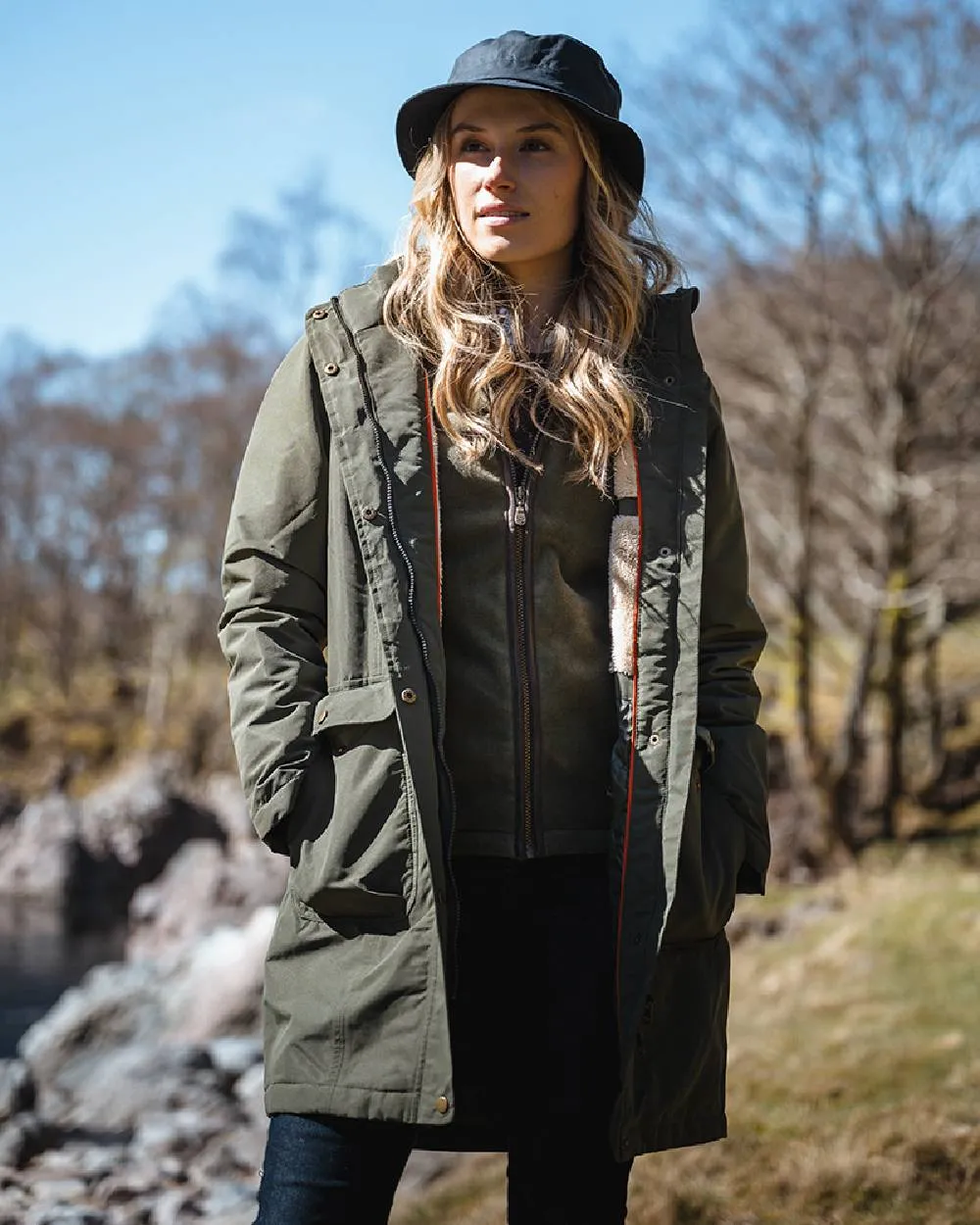 Hoggs of Fife Womens Walker Long Coat