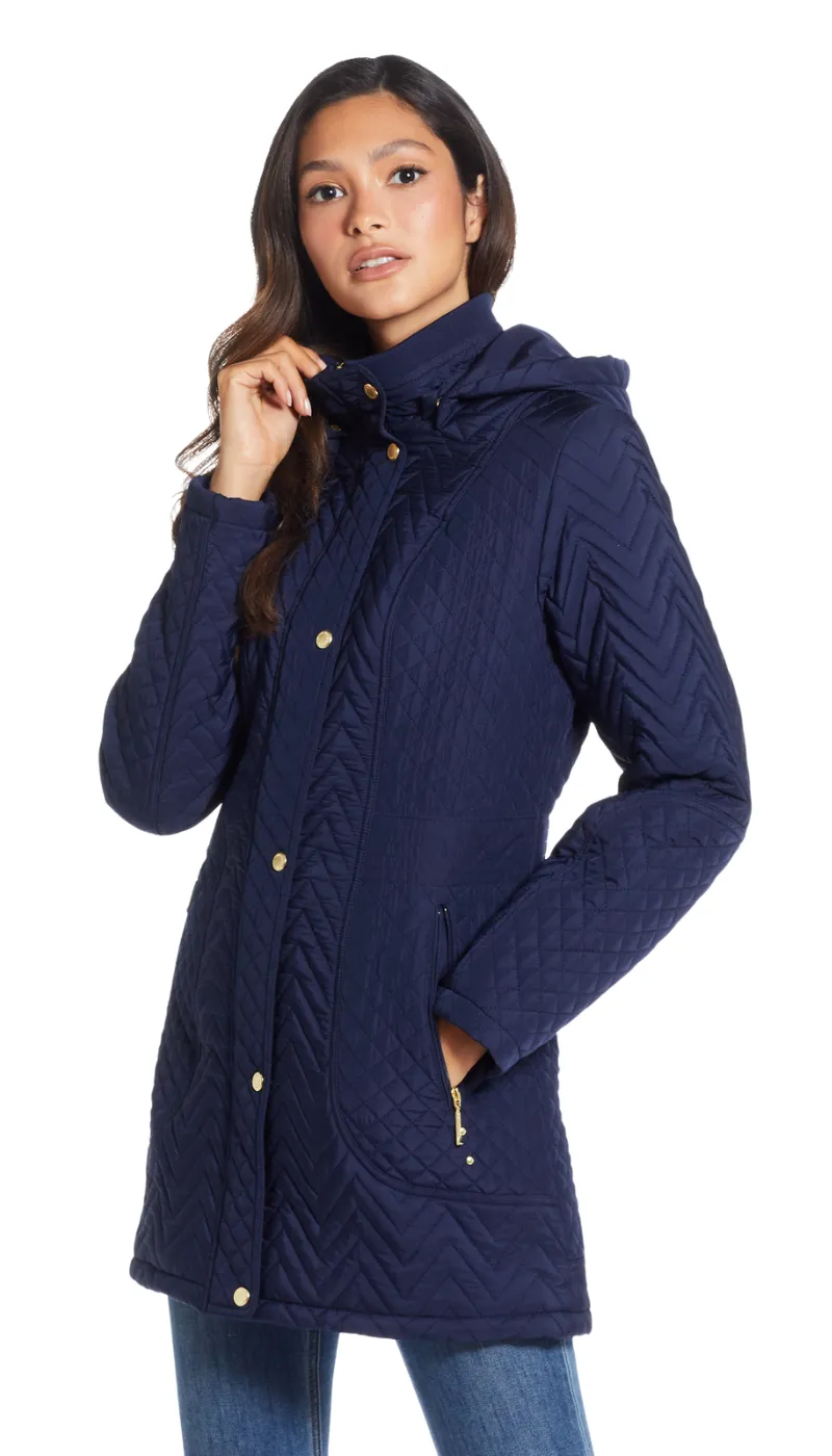 HOODED QUILTED WALKER