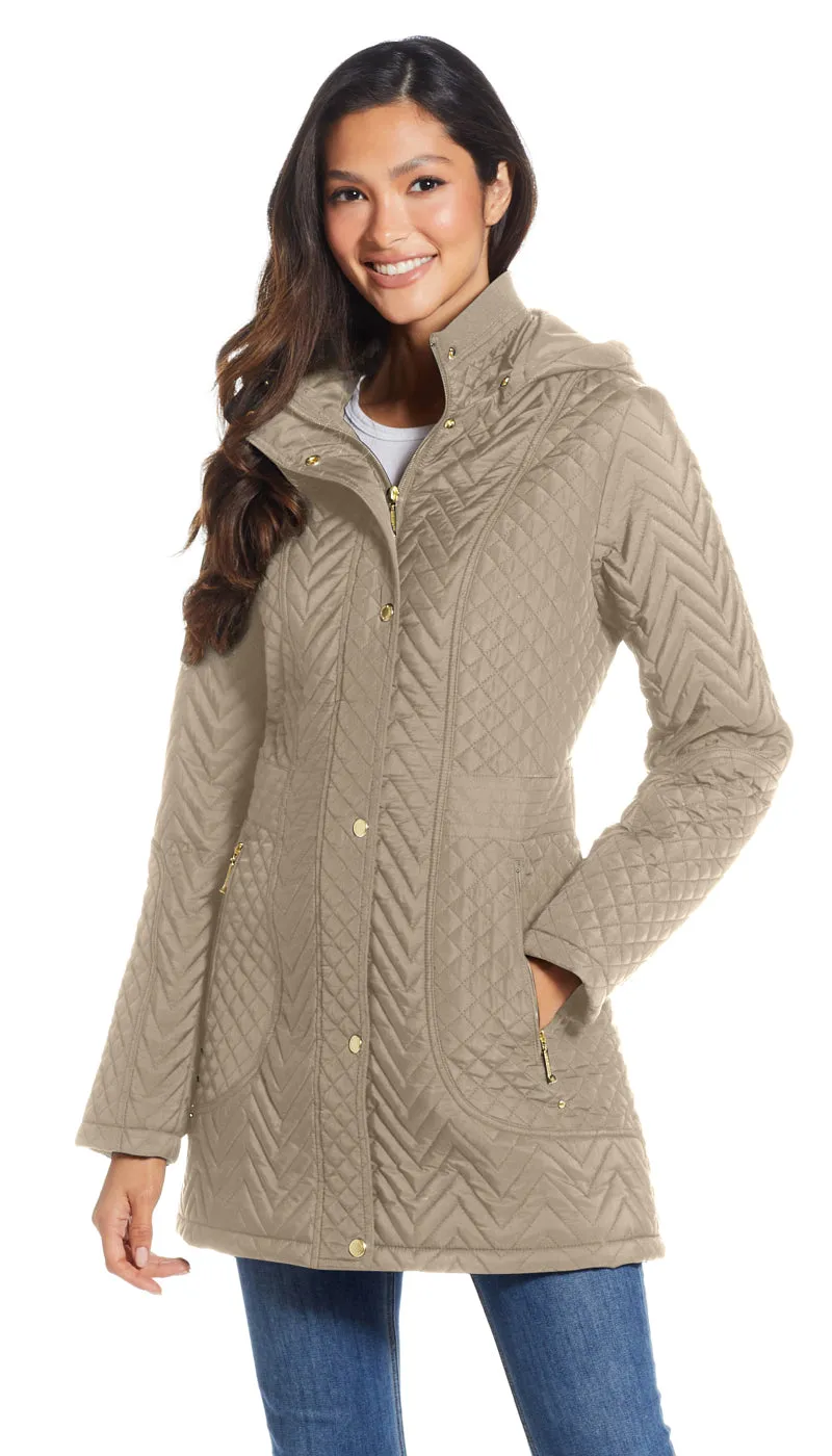 HOODED QUILTED WALKER