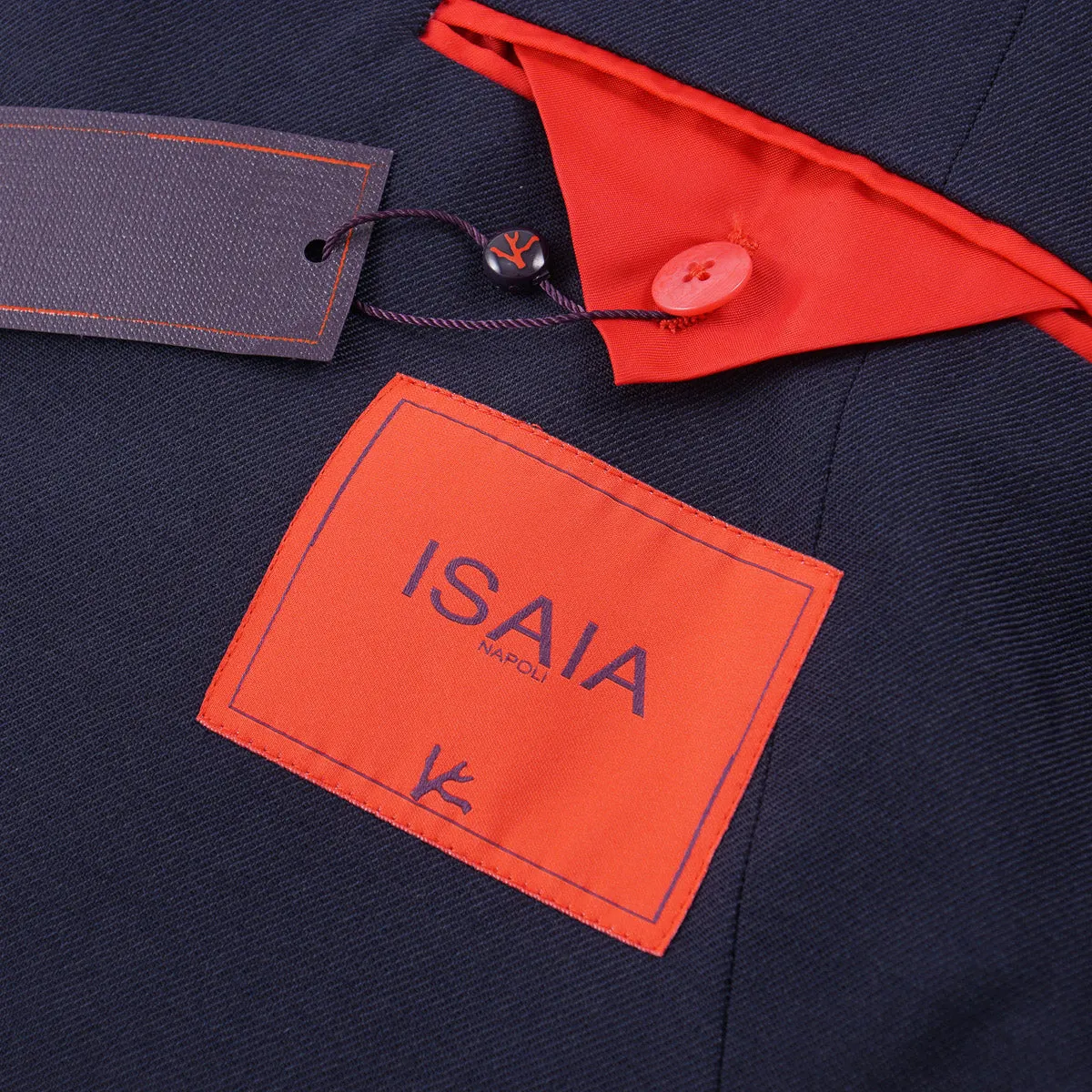 Isaia 'Iconico' Wool-Cashmere Pea Coat