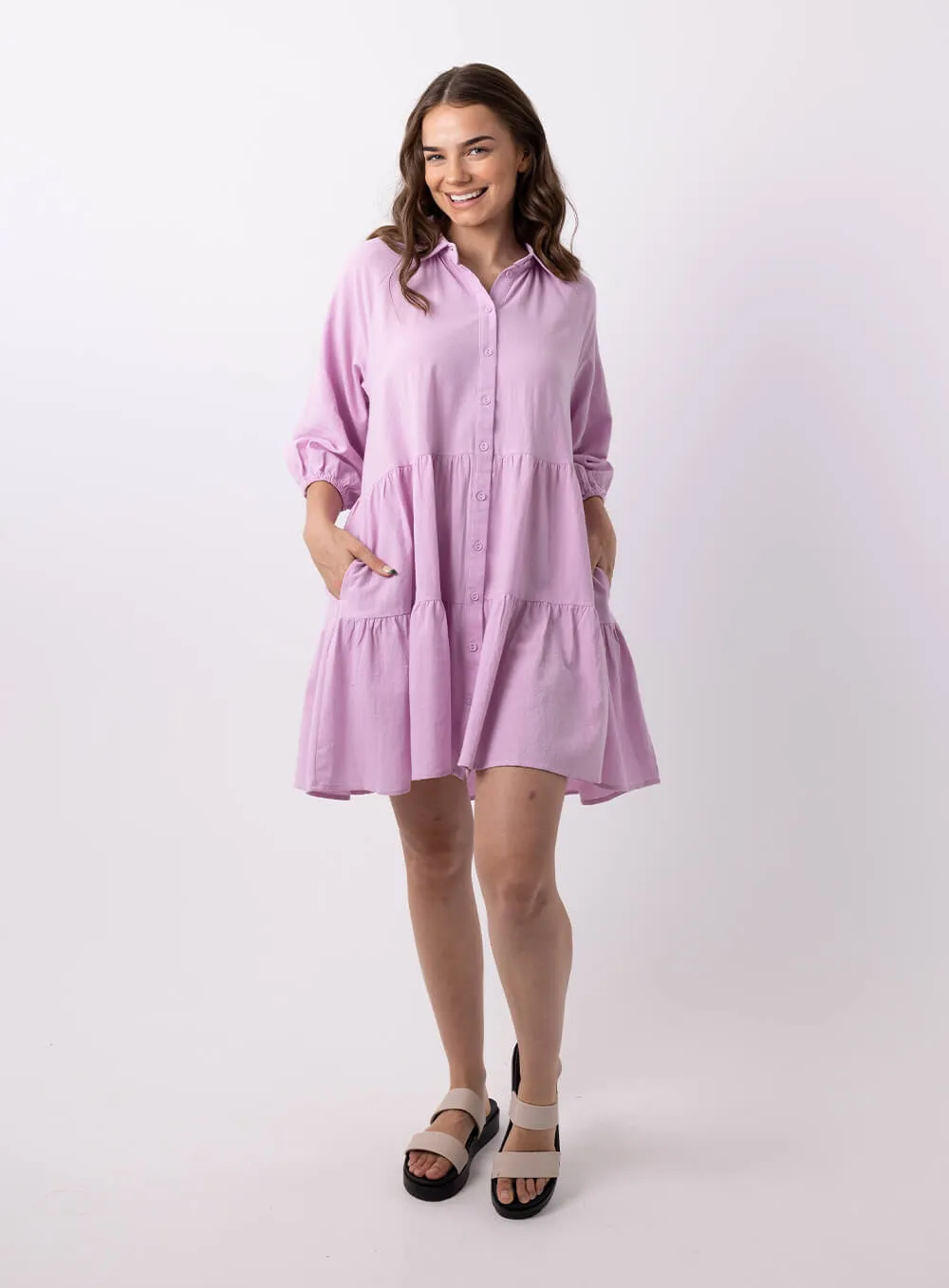 Jasmine Dress-LILAC