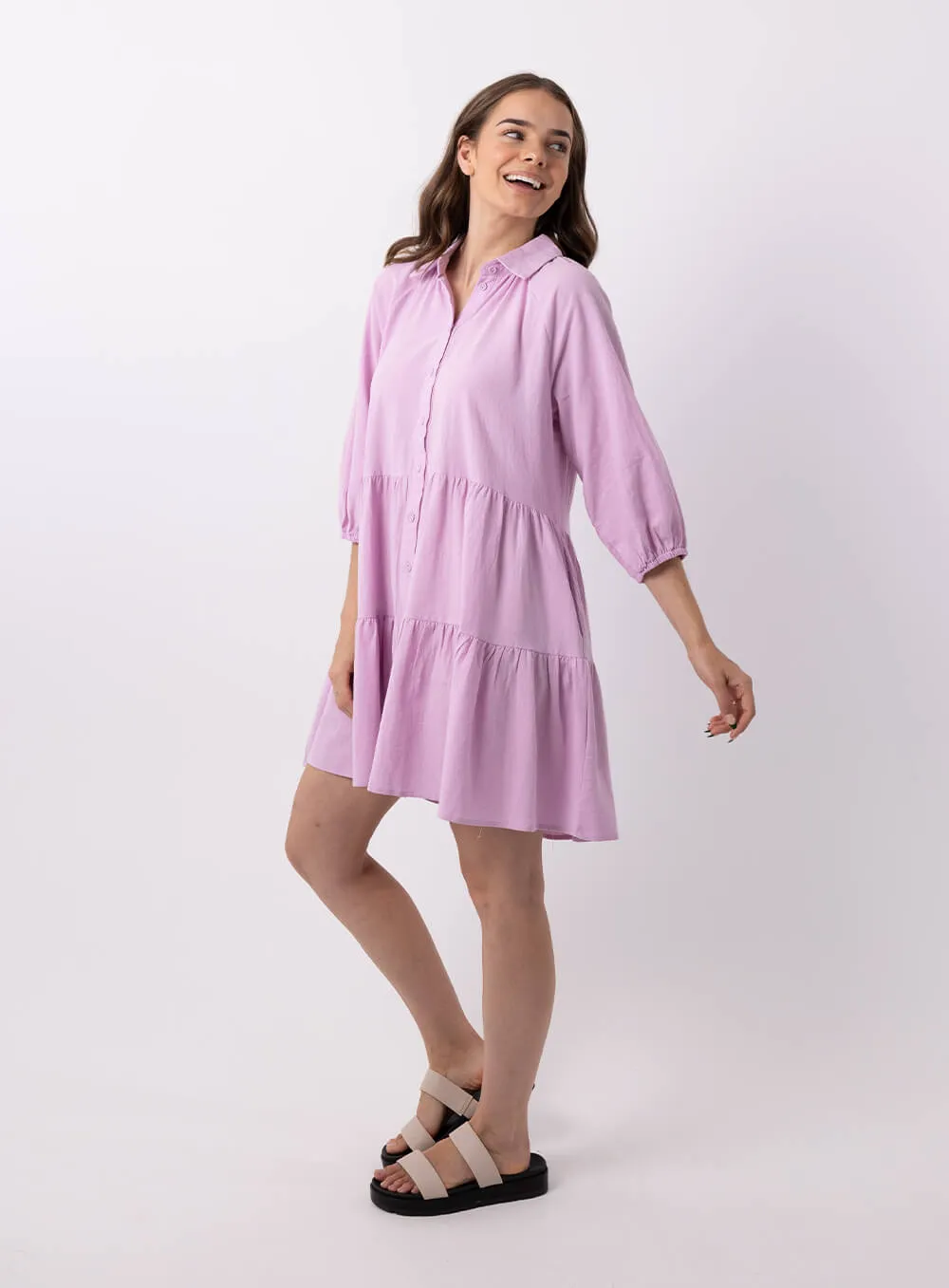 Jasmine Dress-LILAC