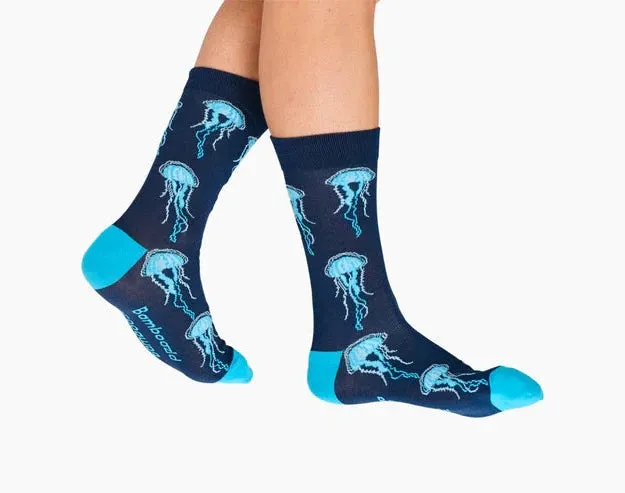 Jellyfish Men's Bamboo Socks