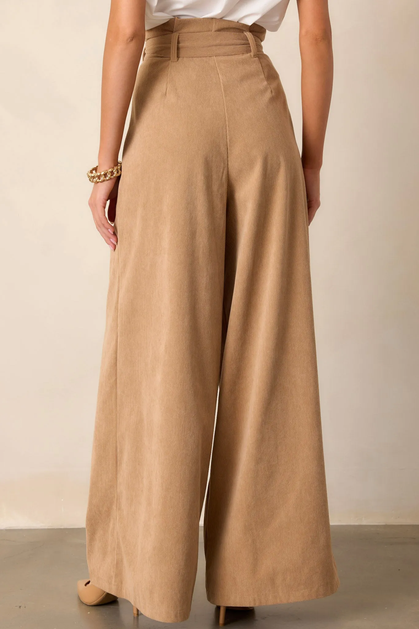 Keeping It Classy Tan Corduroy Pants