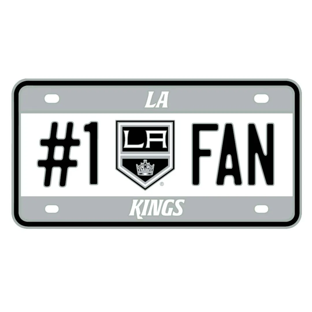 KINGS #1 FAN LICENSE PLATE PIN