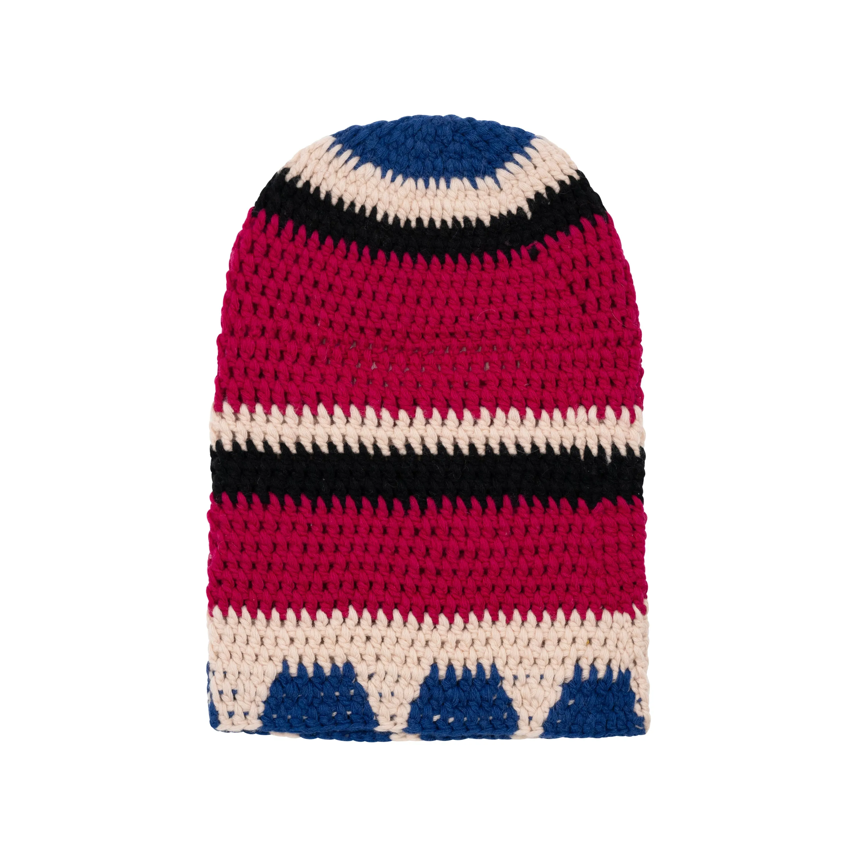 Knit Balaclava [Blue/Red/Cream]