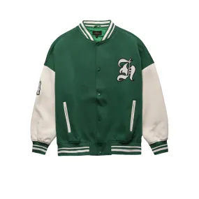 Knit Varsity Jacket