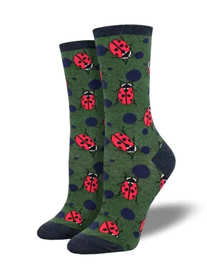 Ladybugs Women's Crew Socks