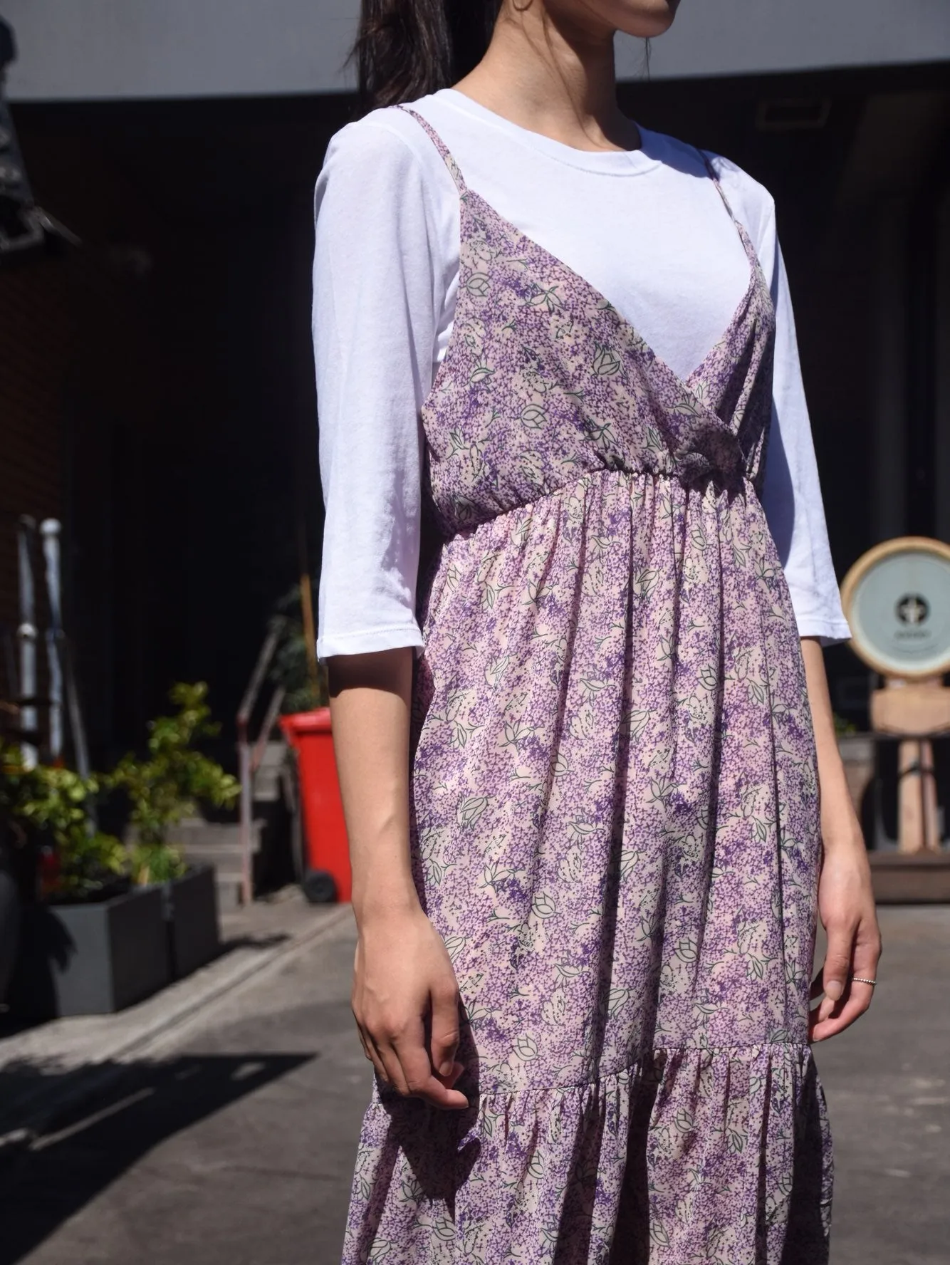 Lavender Chiffon Dress