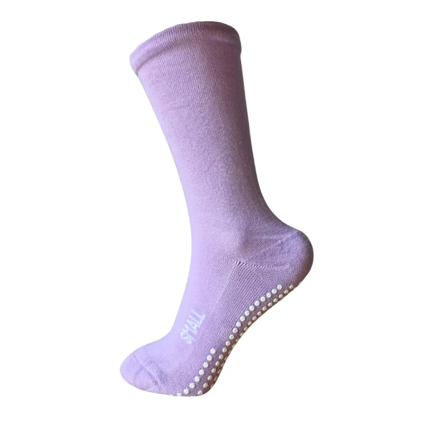 Lavender Non-Slip Circulation Socks