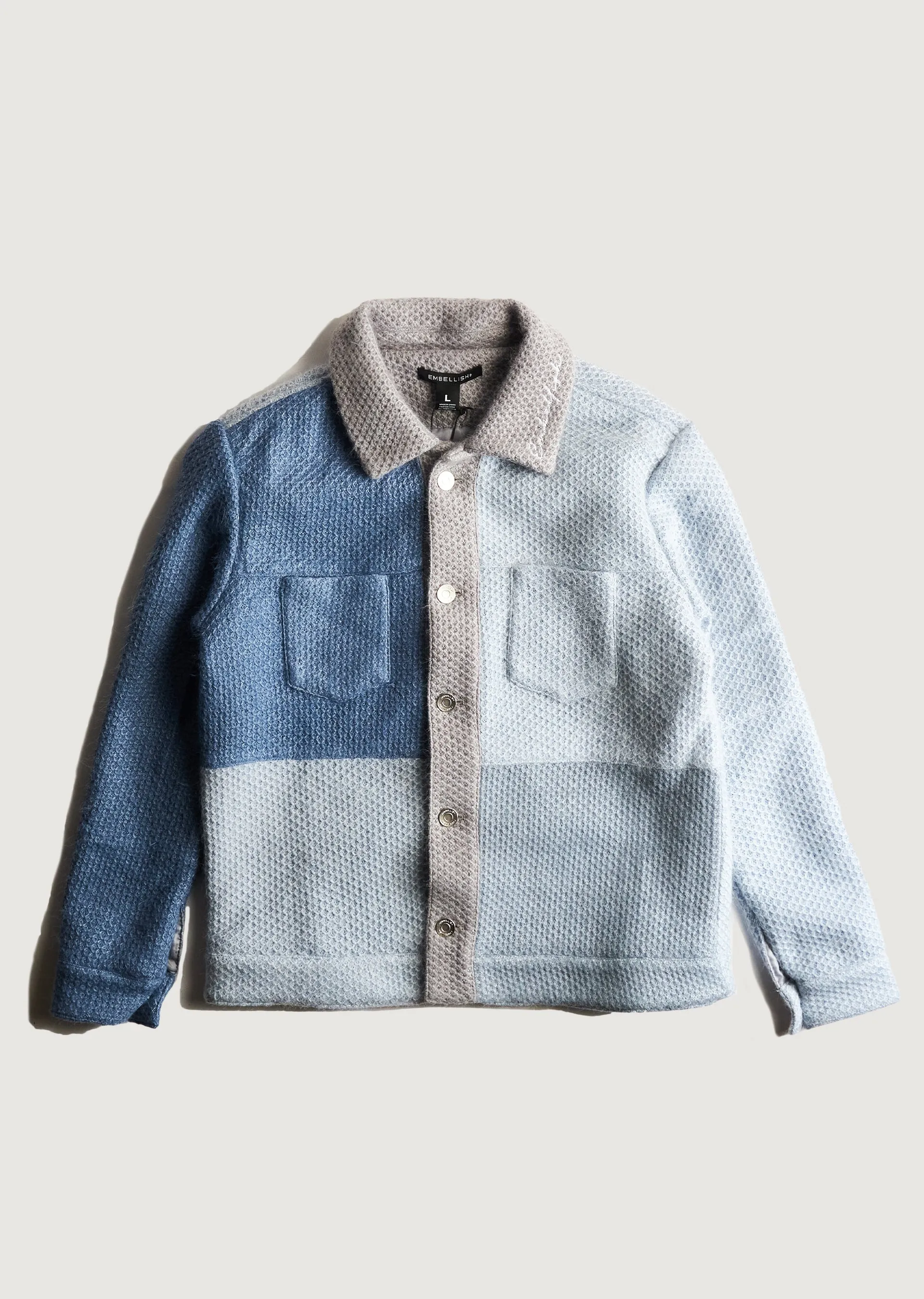 Leonard Knit Jacket (Blue)