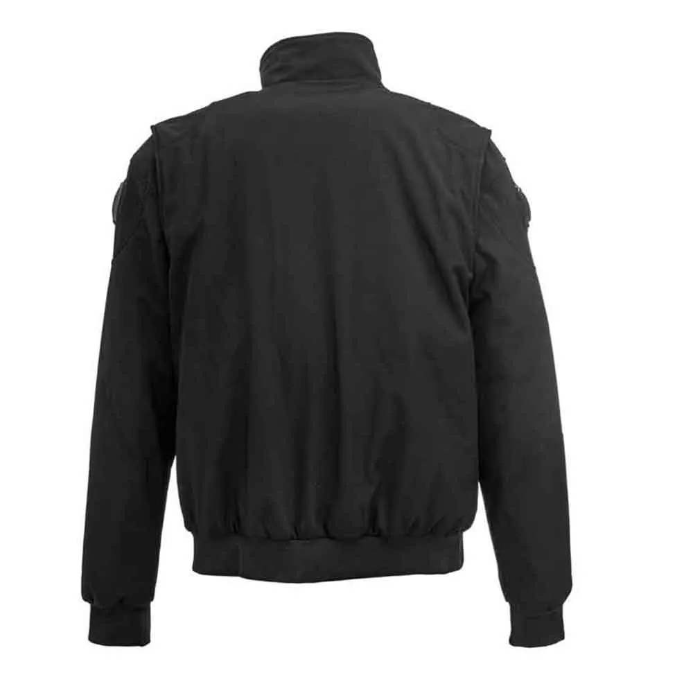 [LEVEL 2 PROTECTION] Carbon Black Soft Shell Biker Jacket