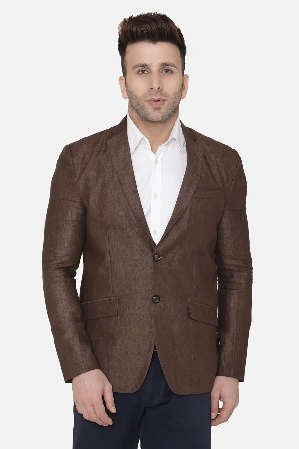 Linen Brown Blazer