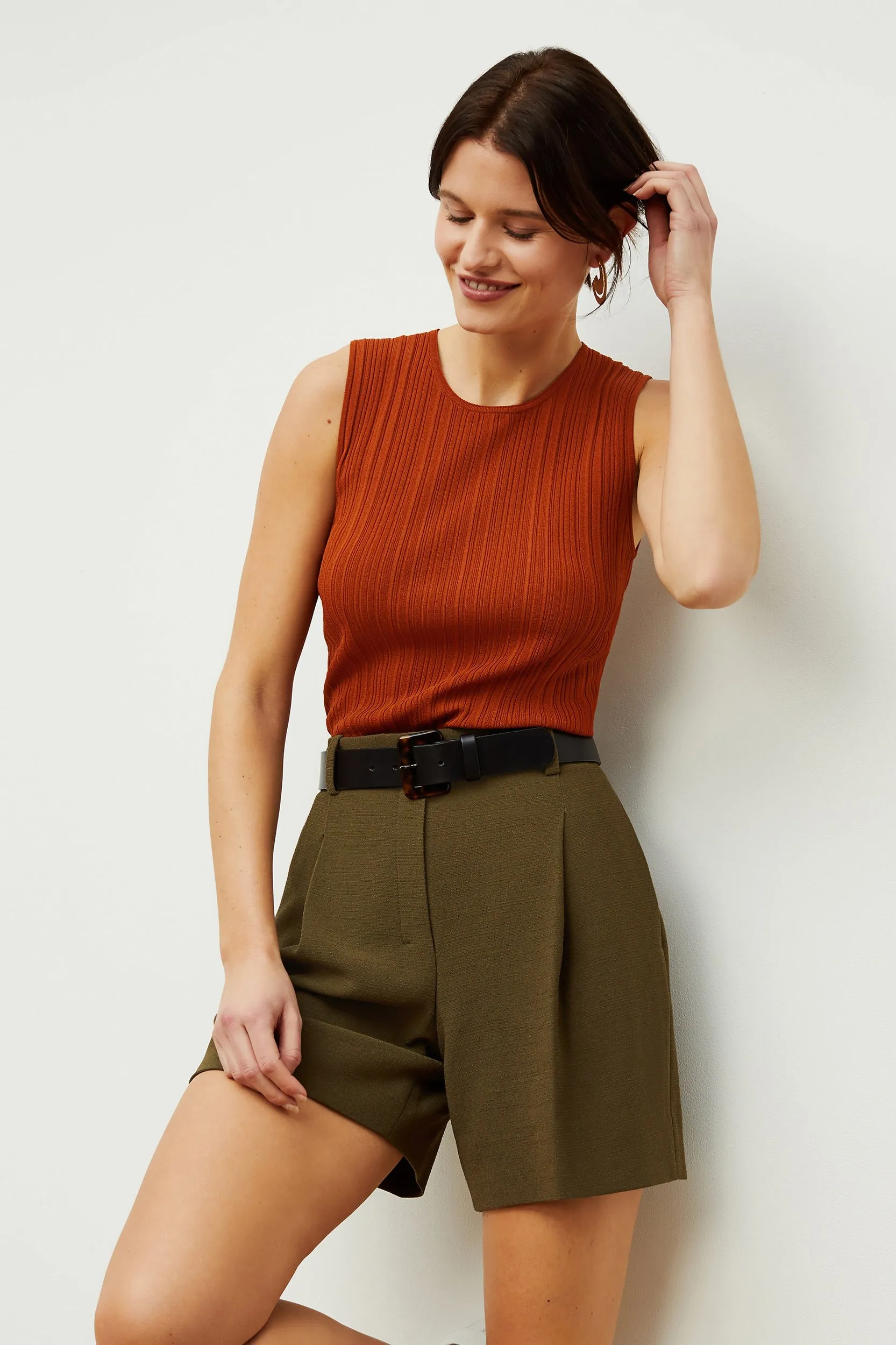 Louisa Top - Textured Knit :: Sedona