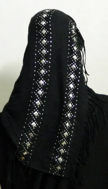 Maisa'a Shawl With Rhinestones and Studds