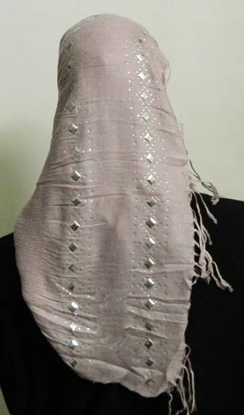 Maisa'a Shawl With Rhinestones and Studds