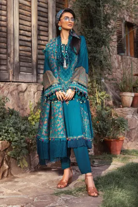 MARIA.B. Linen Luxury Winter Collection 2022 – DL-1009-Blue