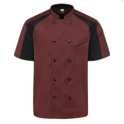 MEN'S AIRFLOW RAGLAN CHEF COAT WITH OILBLOK