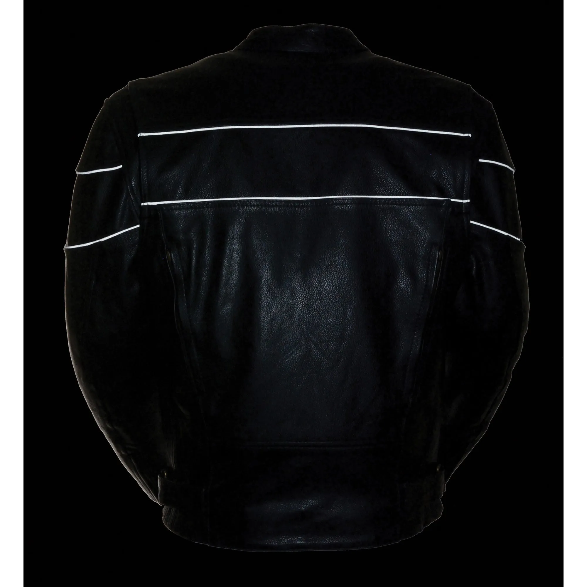 Men's Side Stretch Jacket w/ Reflective Piping