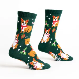 Merry Corgmas Women's Crew Socks