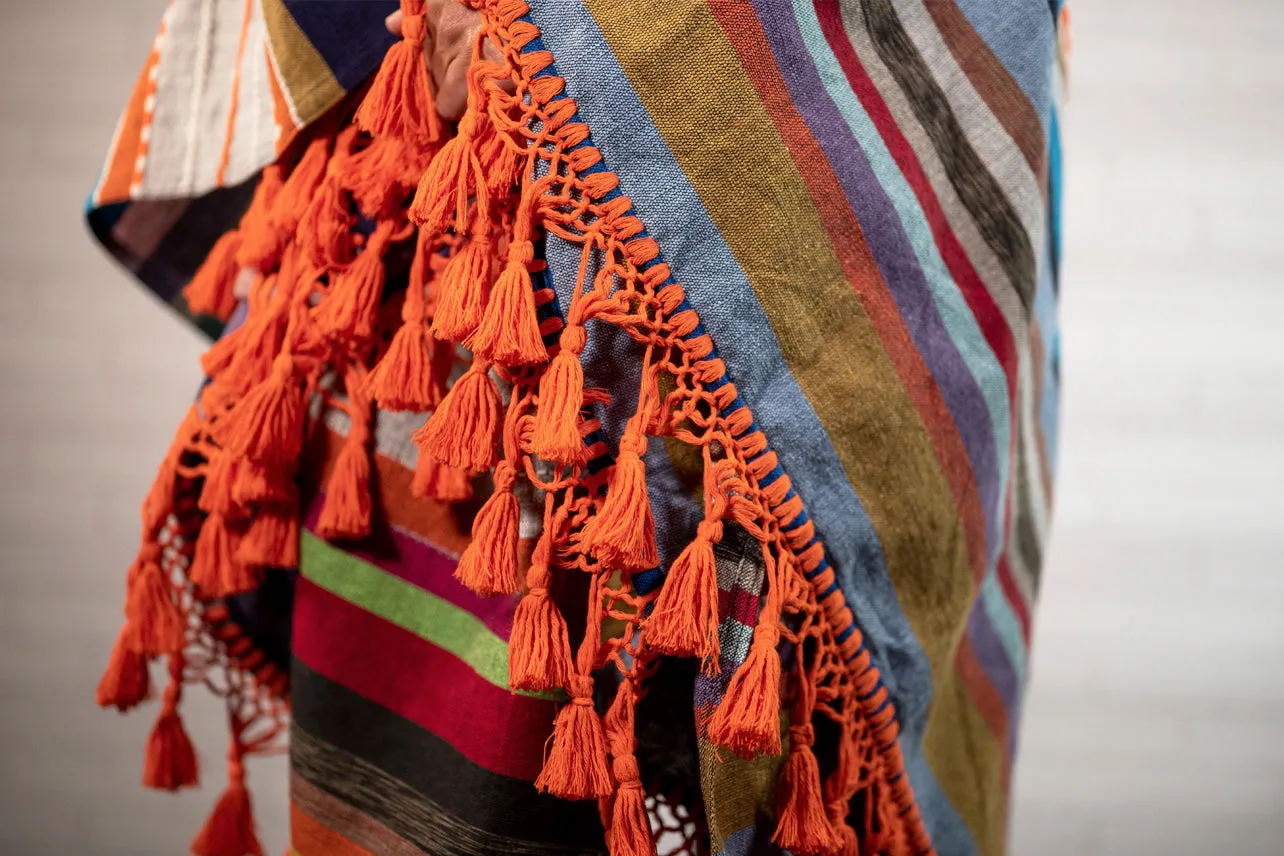 Mexican Handloomed Blanket 80" x 60"