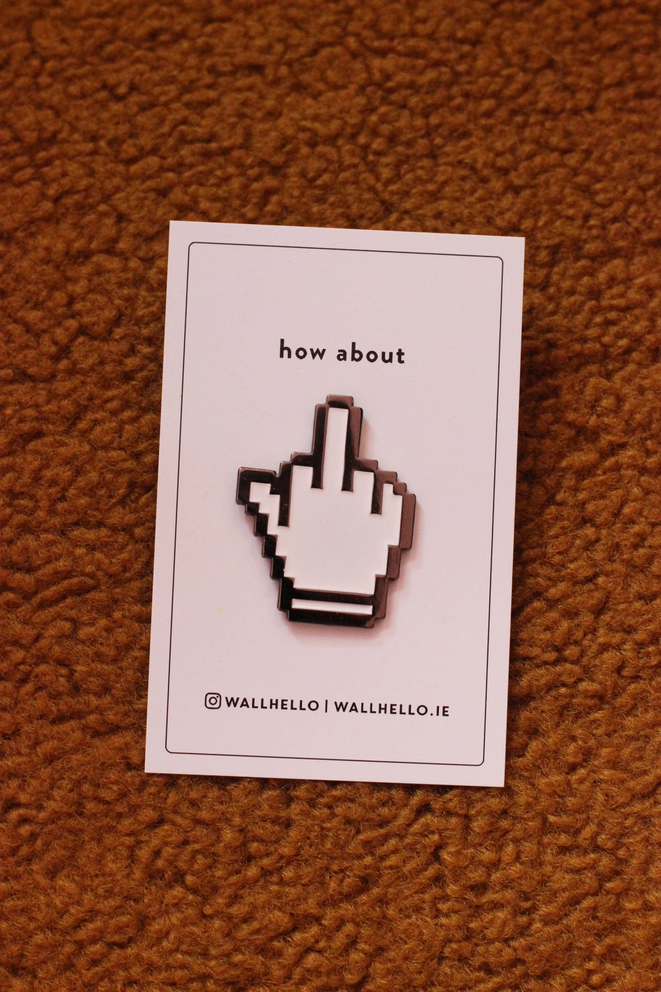 Middle Finger Enamel Pin