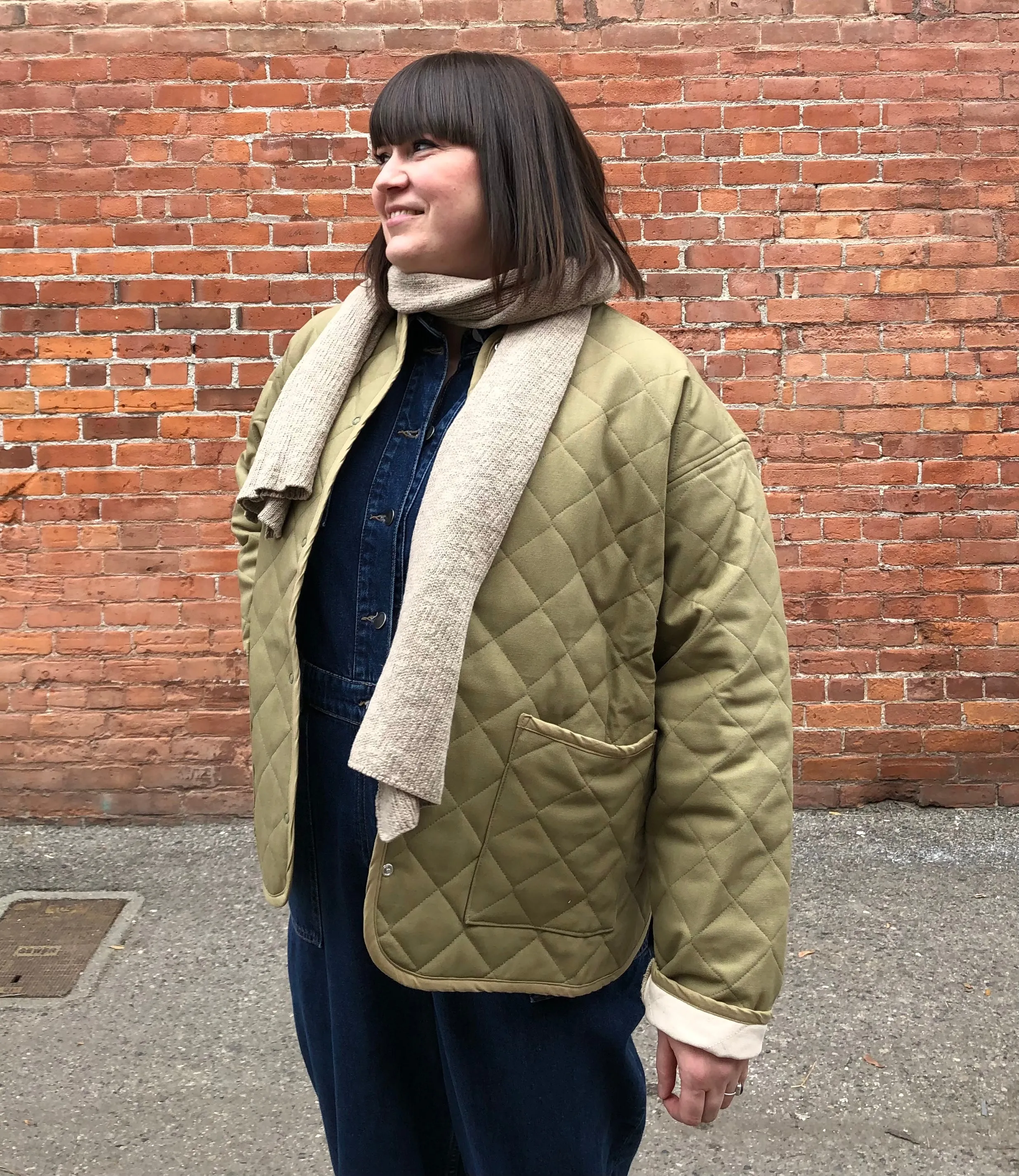 Milo Coat in Sage