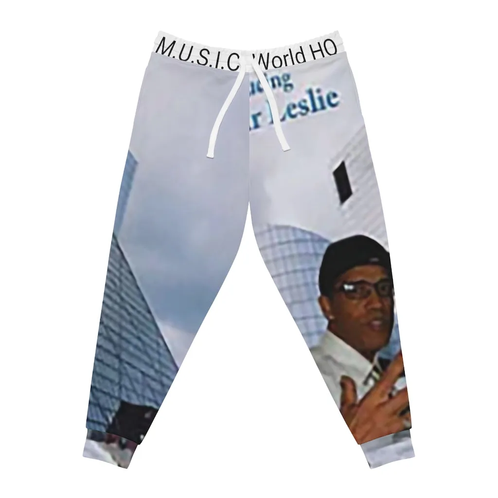 M.U.S.I.C. World HQ Album Cover Series Athletic Joggers (AOP)