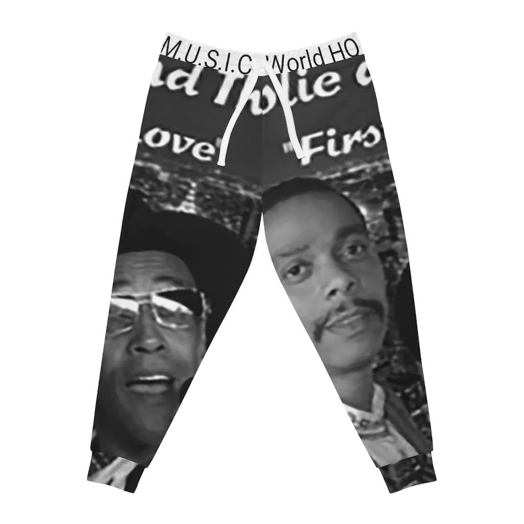 M.U.S.I.C. World HQ Album Cover Series Athletic Joggers (AOP)