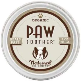 Natural Dog Company Organic Paw Soother Healing Balm for Dogs (Tin) 1oz