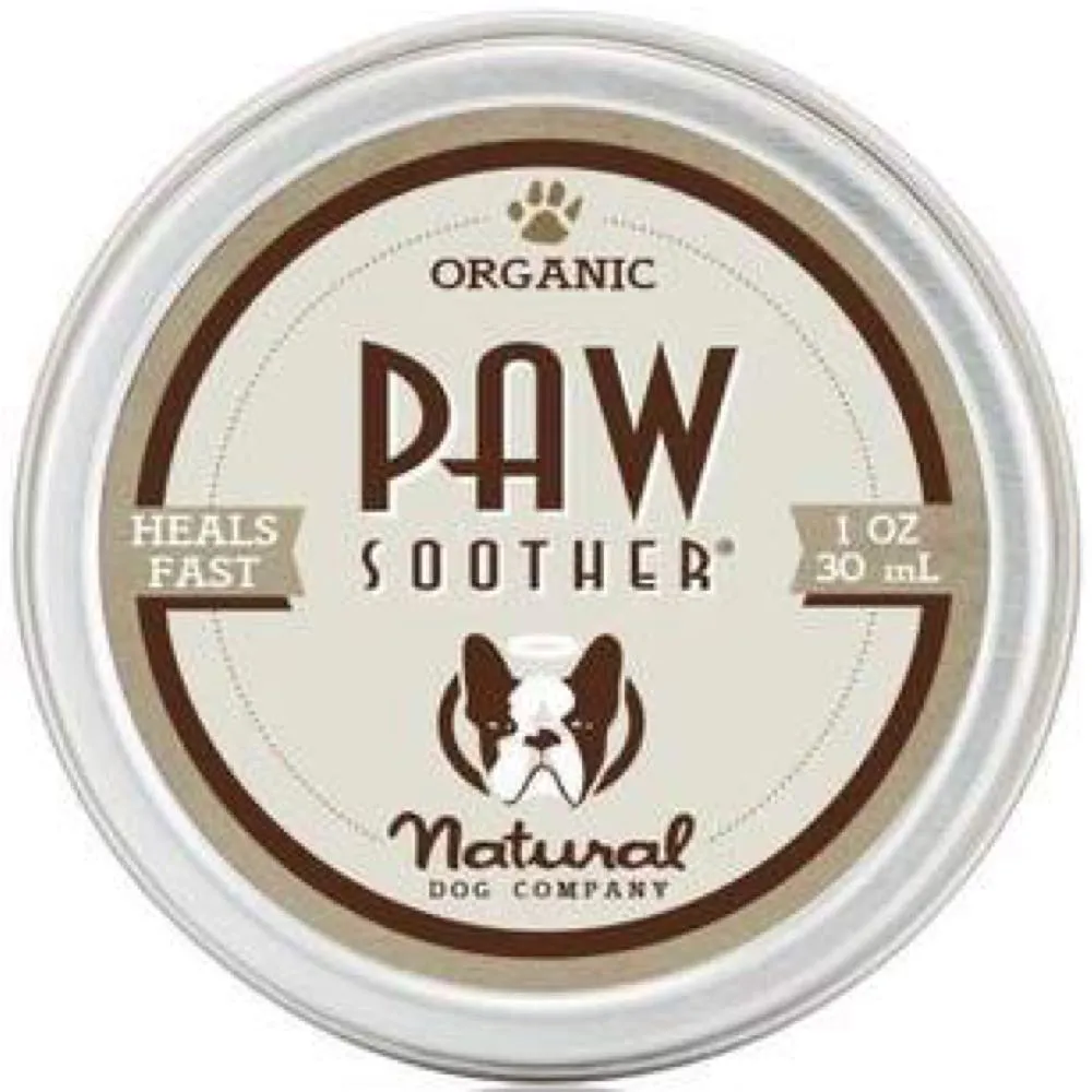 Natural Dog Company Organic Paw Soother Healing Balm for Dogs (Tin) 1oz