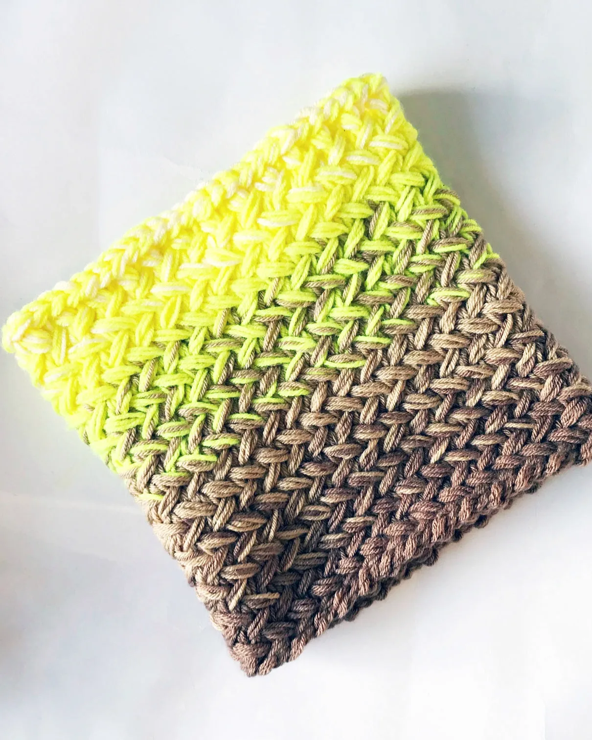 Neon Fade Snood - Downloadable Knitting Pattern