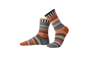 Nutmeg Recycled Cotton Crew Socks