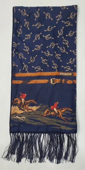 Nwt Polo Ralph Lauren Equestrian Silk Scarf