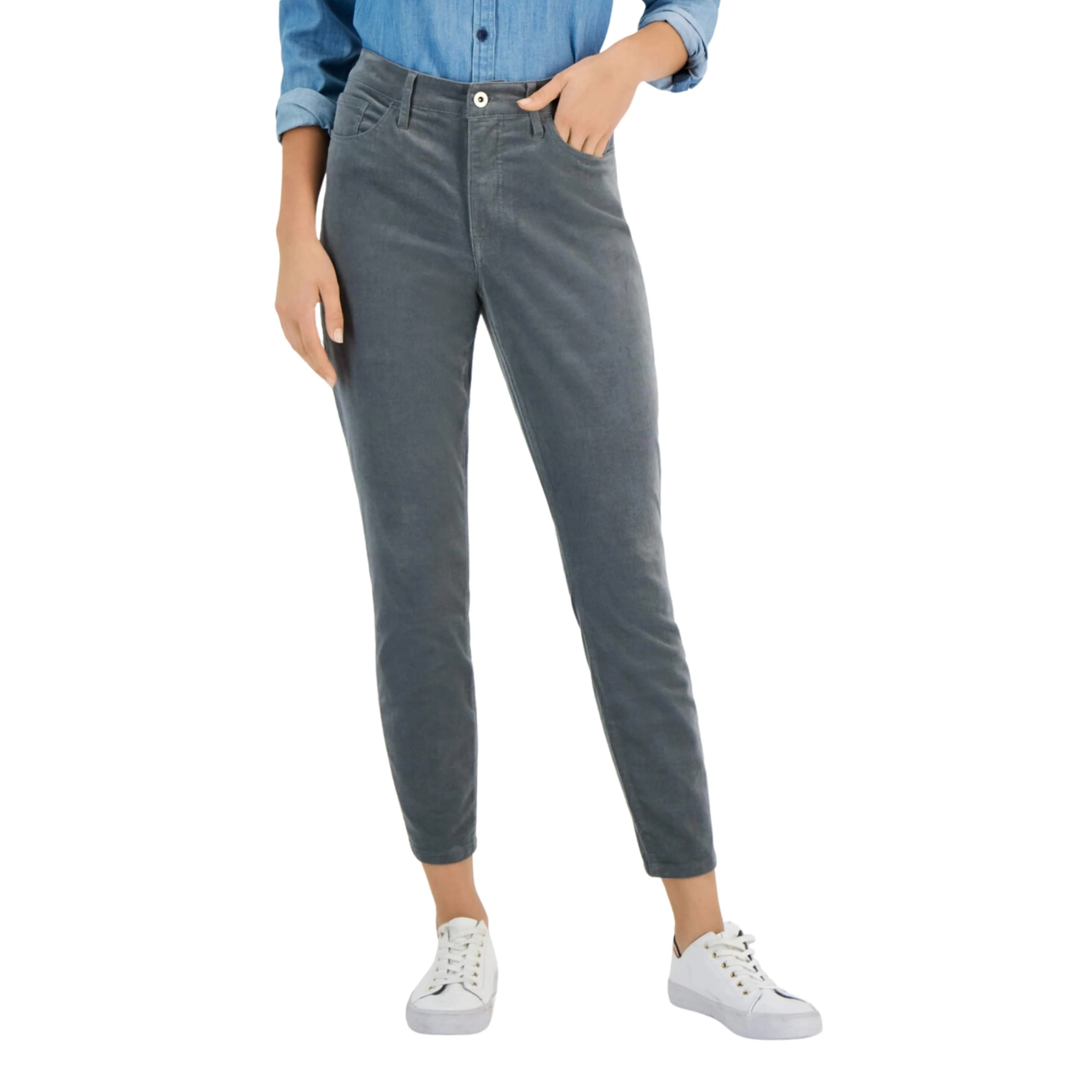 ORIGINAL - Tribeca Corduroy Cropped Skinny Pants