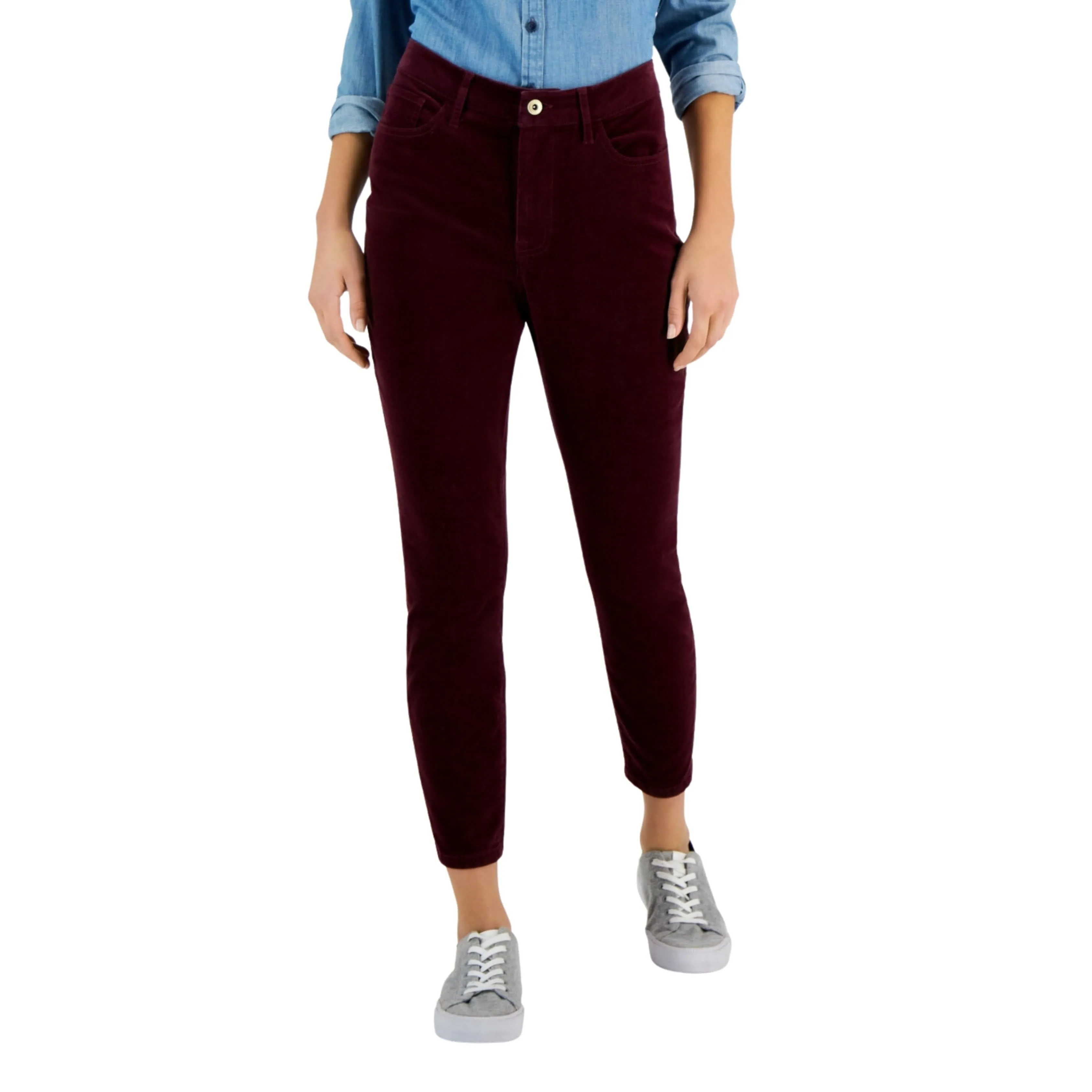 ORIGINAL - Tribeca Corduroy Cropped Skinny Pants