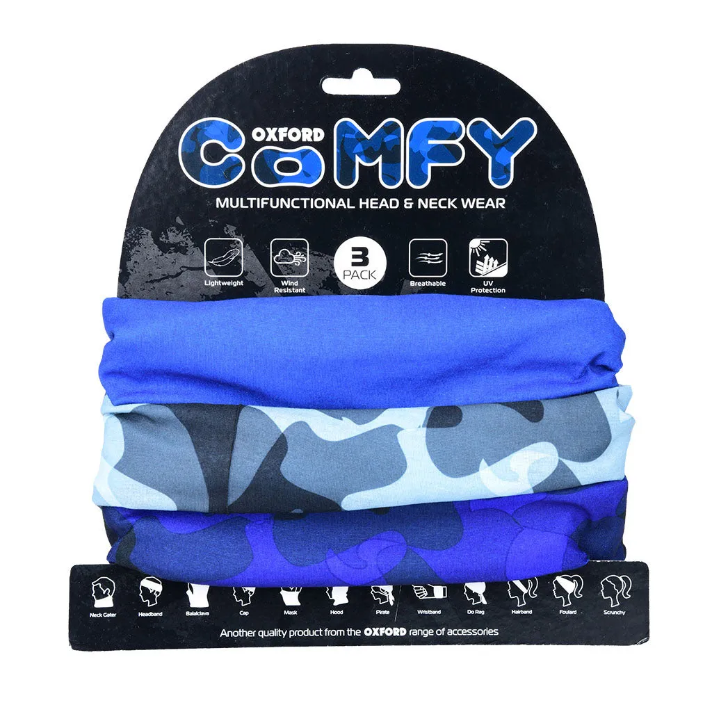 OXFORD NW151 COMFY HAVOC BLUE 3-PC BALACLAVA