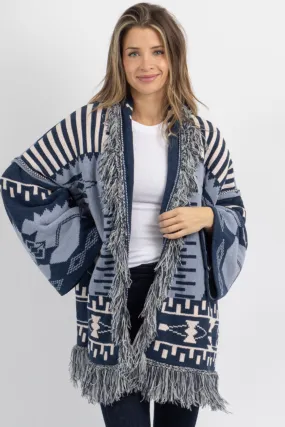 OXFORD SKY   INDIGO SWEATER