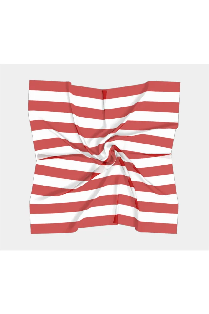 Patriotic Stripes Square Scarf