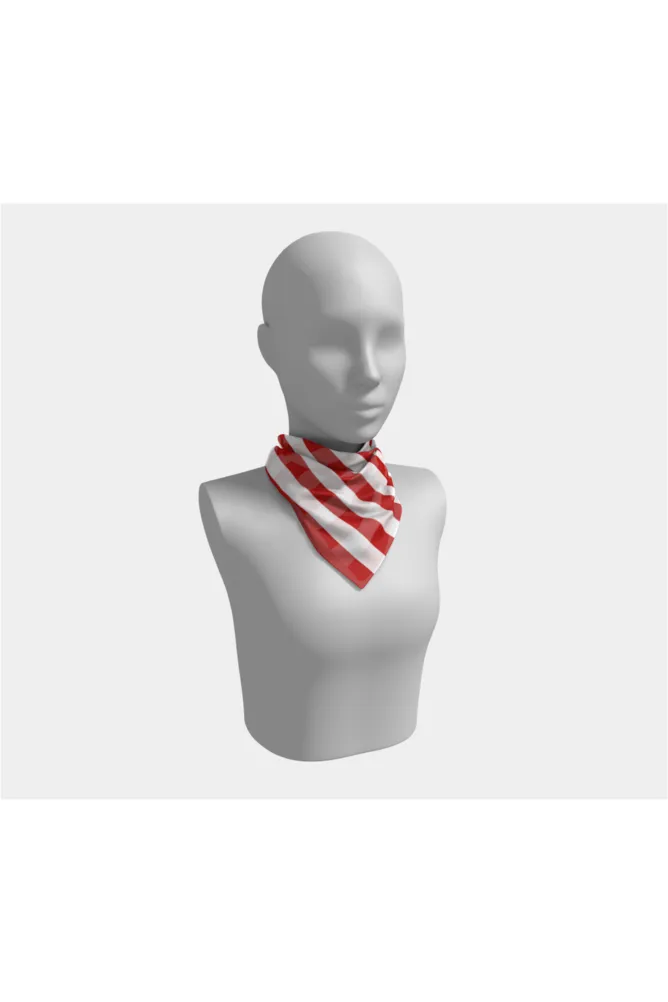 Patriotic Stripes Square Scarf